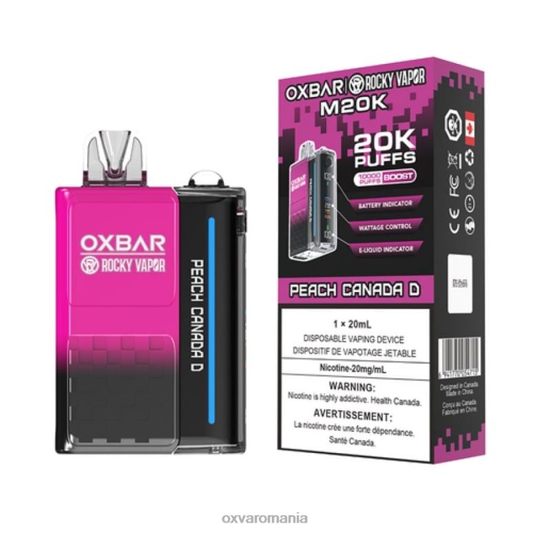 OXVA flavours - piersic canada d 82ZVP6 OXVA OXBAR M20K