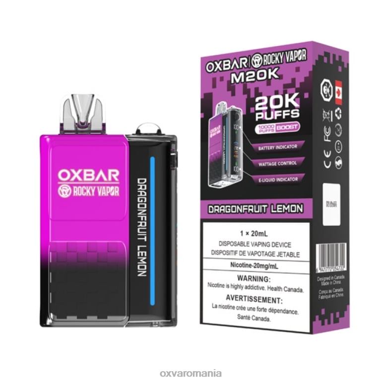 OXVA vape store - lămâie dragonfruit 82ZVP4 OXVA OXBAR M20K