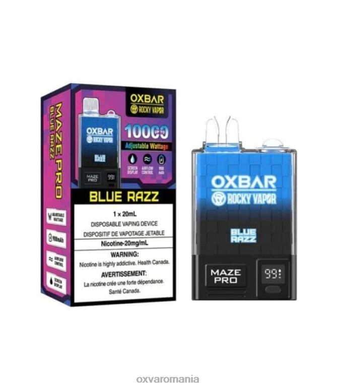 OXVA flavours - razz albastru 82ZVP26 OXVA OXBAR MAZE PRO 10000