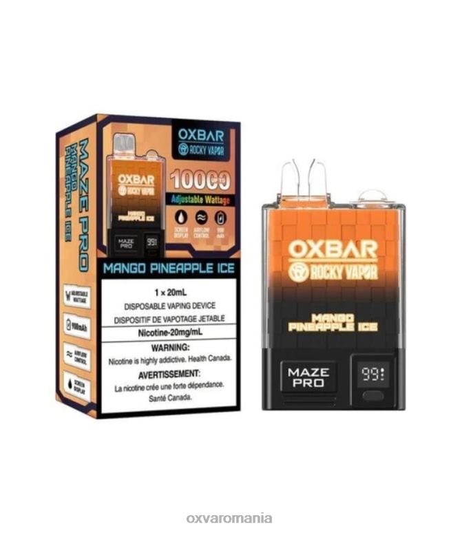 OXVA vape review - gheață de mango ananas 82ZVP29 OXVA OXBAR MAZE PRO 10000