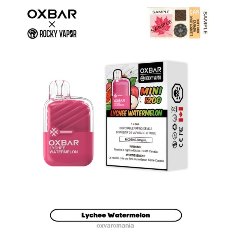 OXVA vape flavours - pepene lychee 82ZVP21 OXVA OXBAR MINI 1200