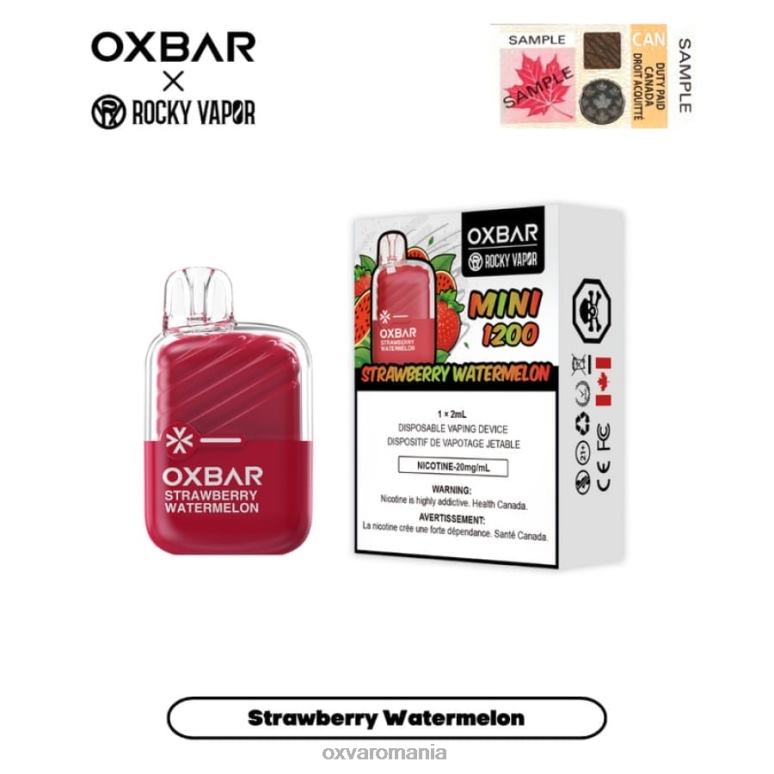 OXVA vape price - pepene verde de căpșuni 82ZVP18 OXVA OXBAR MINI 1200
