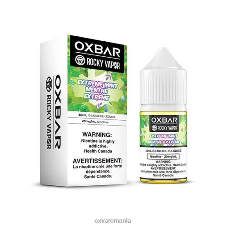 OXVA vape price - mentă extremă 82ZVP48 OXVA OXBAR 30 ml sare nic