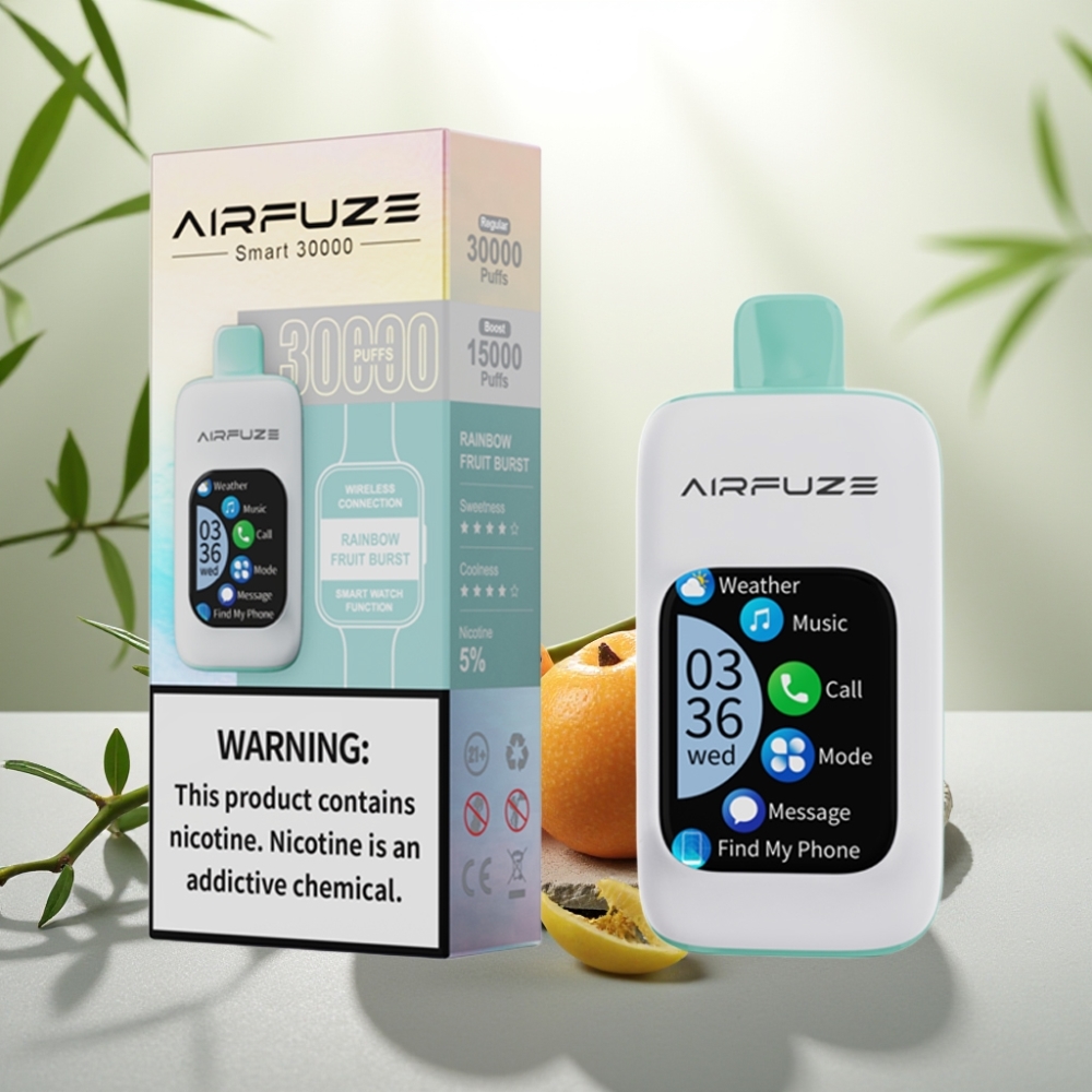 AirFuze Smart 30000 Puffs Disposable Pod 900mAh 5% Explozie de Fructe Curcubeu