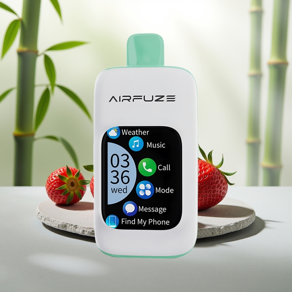 AirFuze Smart 30000 Puffs Disposable Pod Căpșuni de Vară 5% 900mAh Tip-C