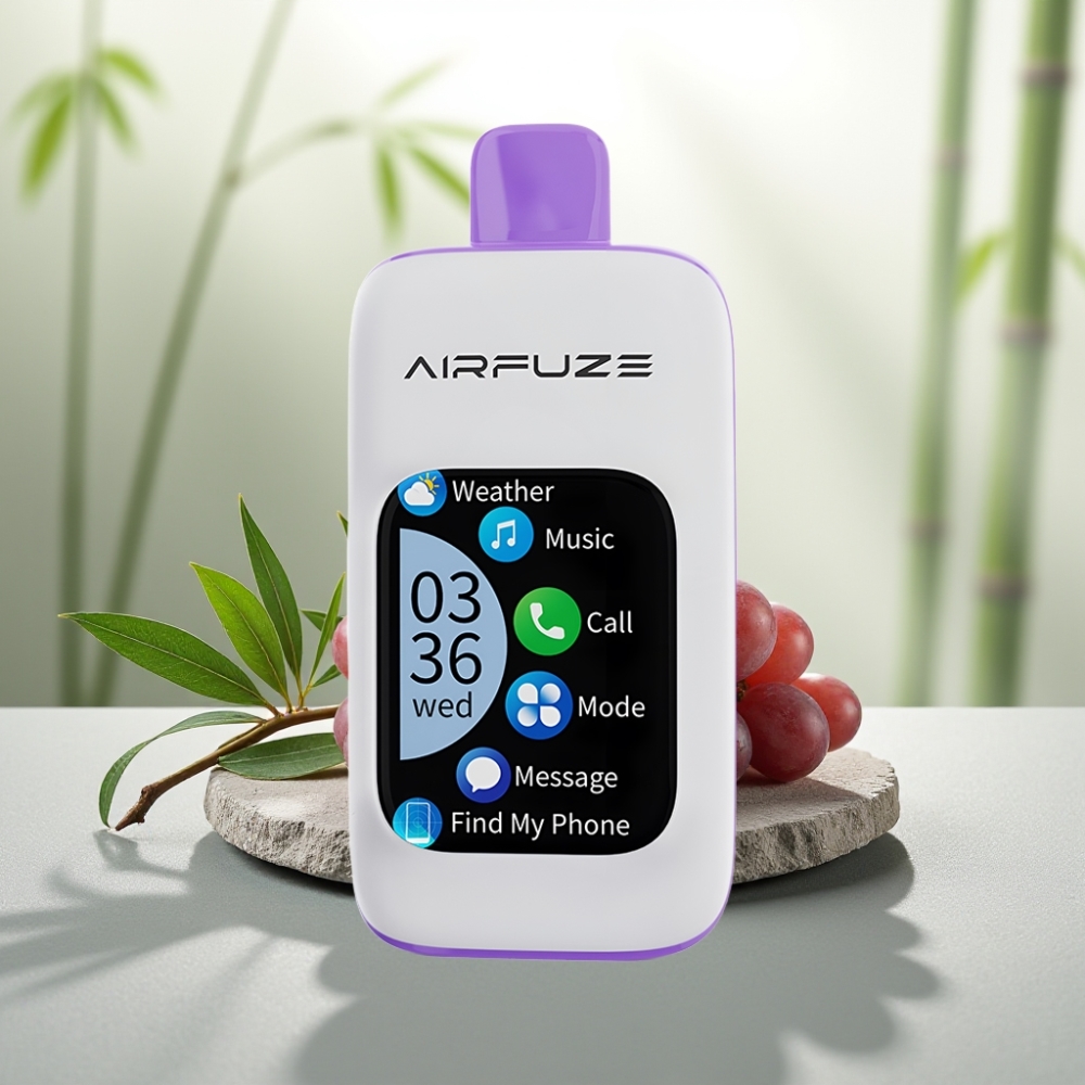 AirFuze Smart 30000 Puffs Disposable Pod Explozie de Struguri, 5%, 900mAh, Type-C