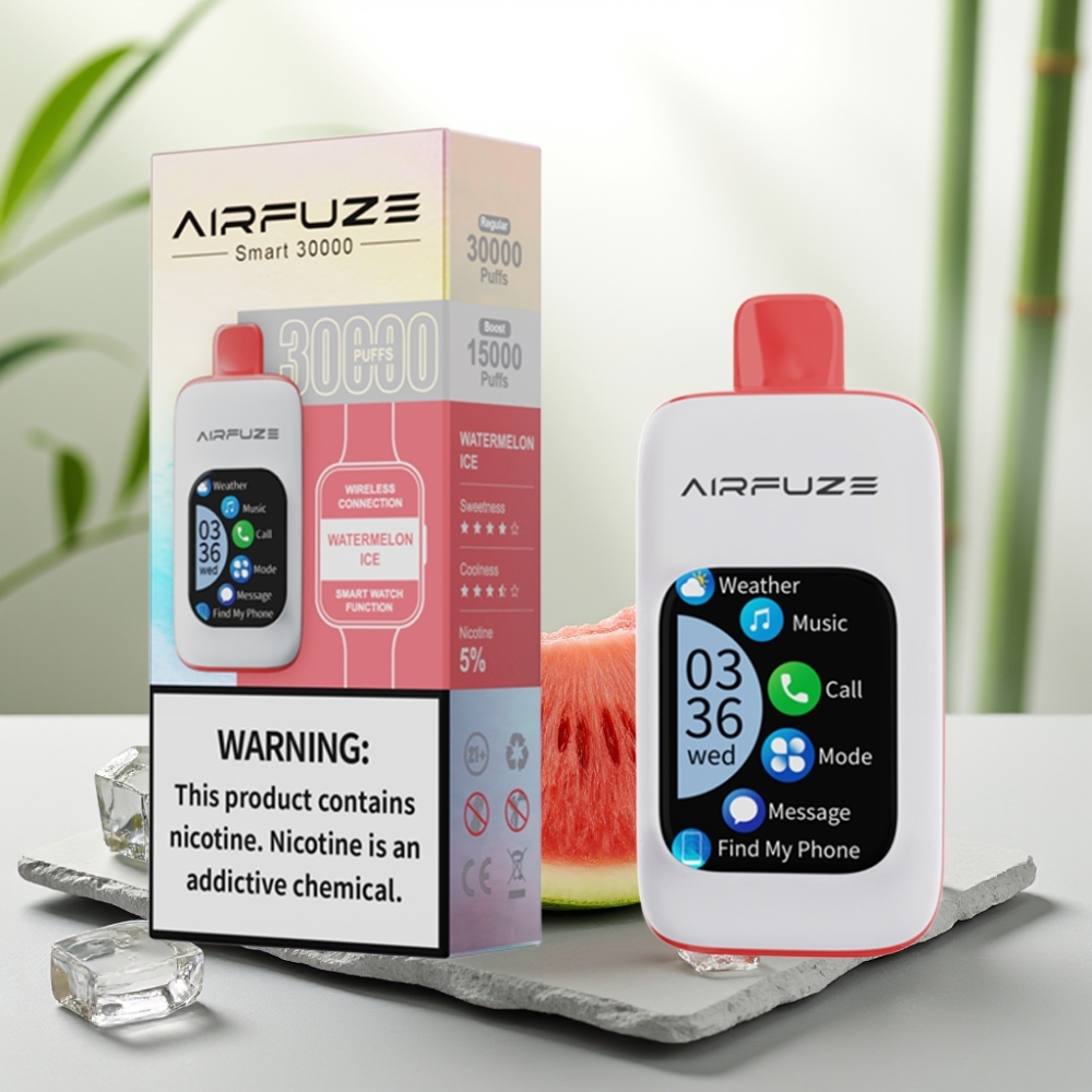 AirFuze Smart 30000 Puffs Disposable Pod Pepene Gheață, 5%, 900mAh, Type-C