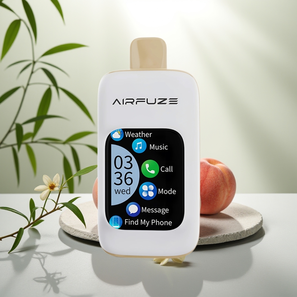 Airfuze Smart Pro 40000 Pufuri - 20ML, 900mAh, 2%/5% Nicotina, Piersică Zemoasă, 3 Moduri