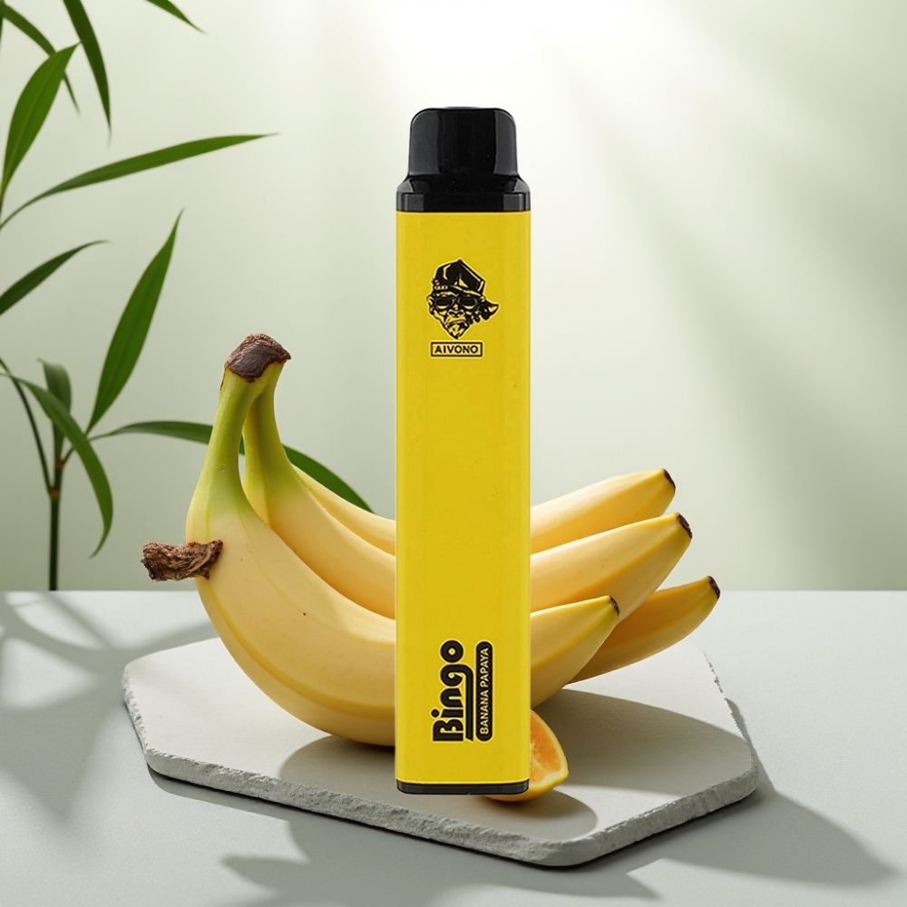 Aivono AIM BINGO 4000 Puffs Banana Papaya 10mL 1000mAh