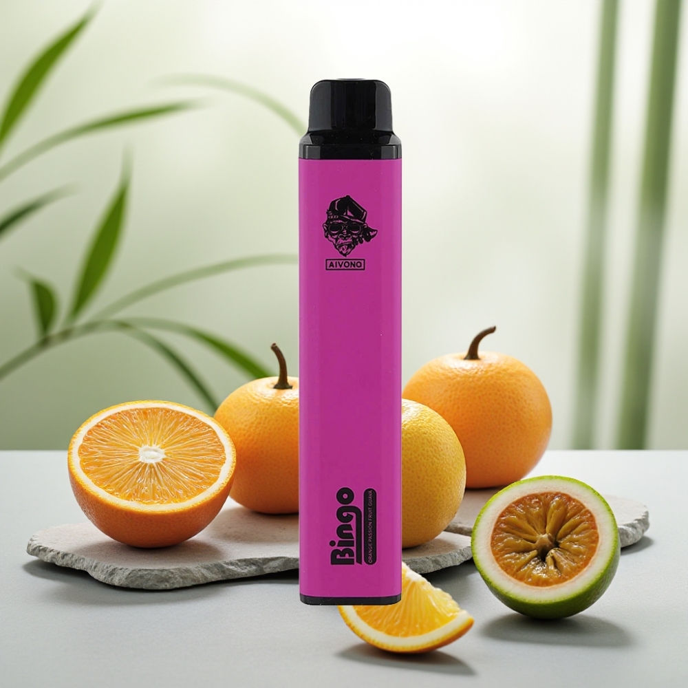 Aivono AIM BINGO 4000 Puffs Portocală Fructul Pasăului Guava 10mL 1000mAh