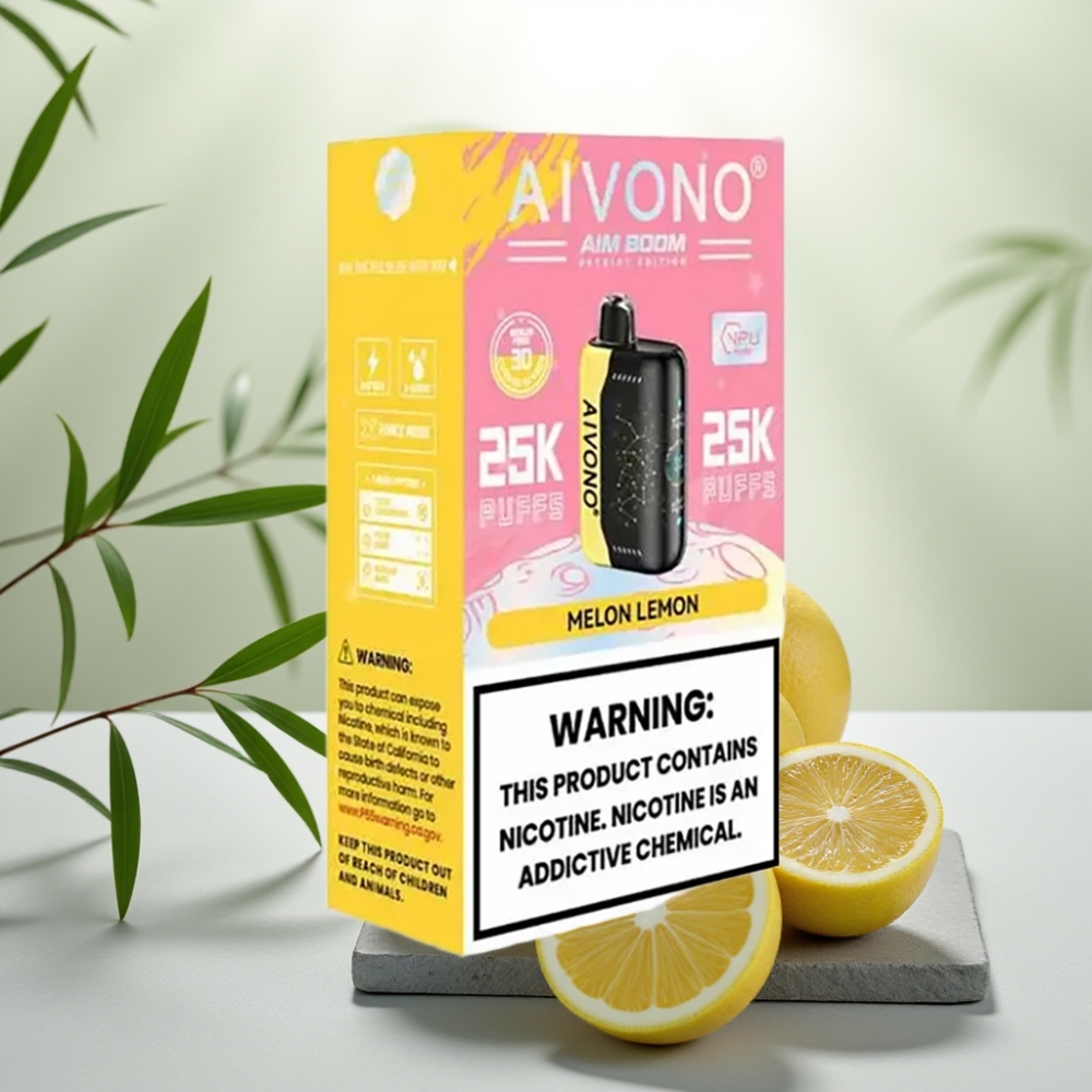 Aivono AIM BOOM 25000 Pufuri 5% 28ml 650mAh Pepene Galben