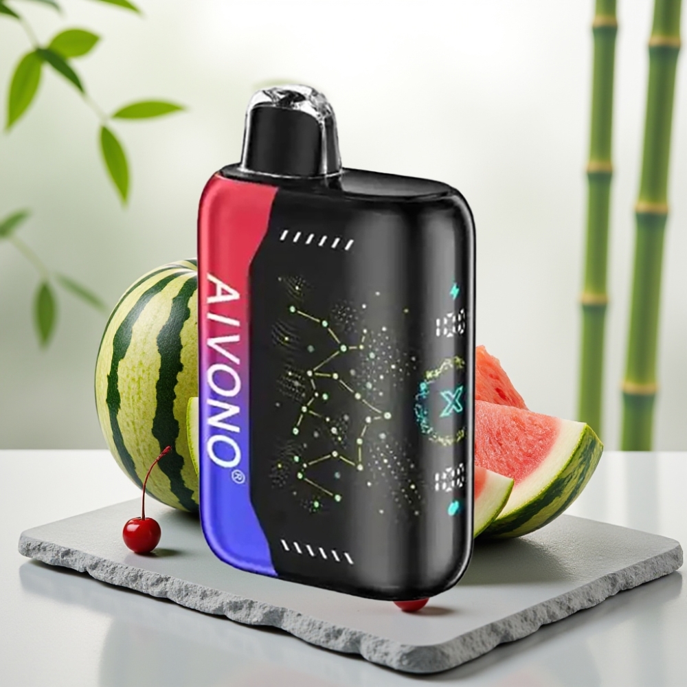 Aivono AIM BOOM 25000 Pufuri Afine Pepene Roșu Răcoros 0% 2% 3% 5% 28ml 650mAh
