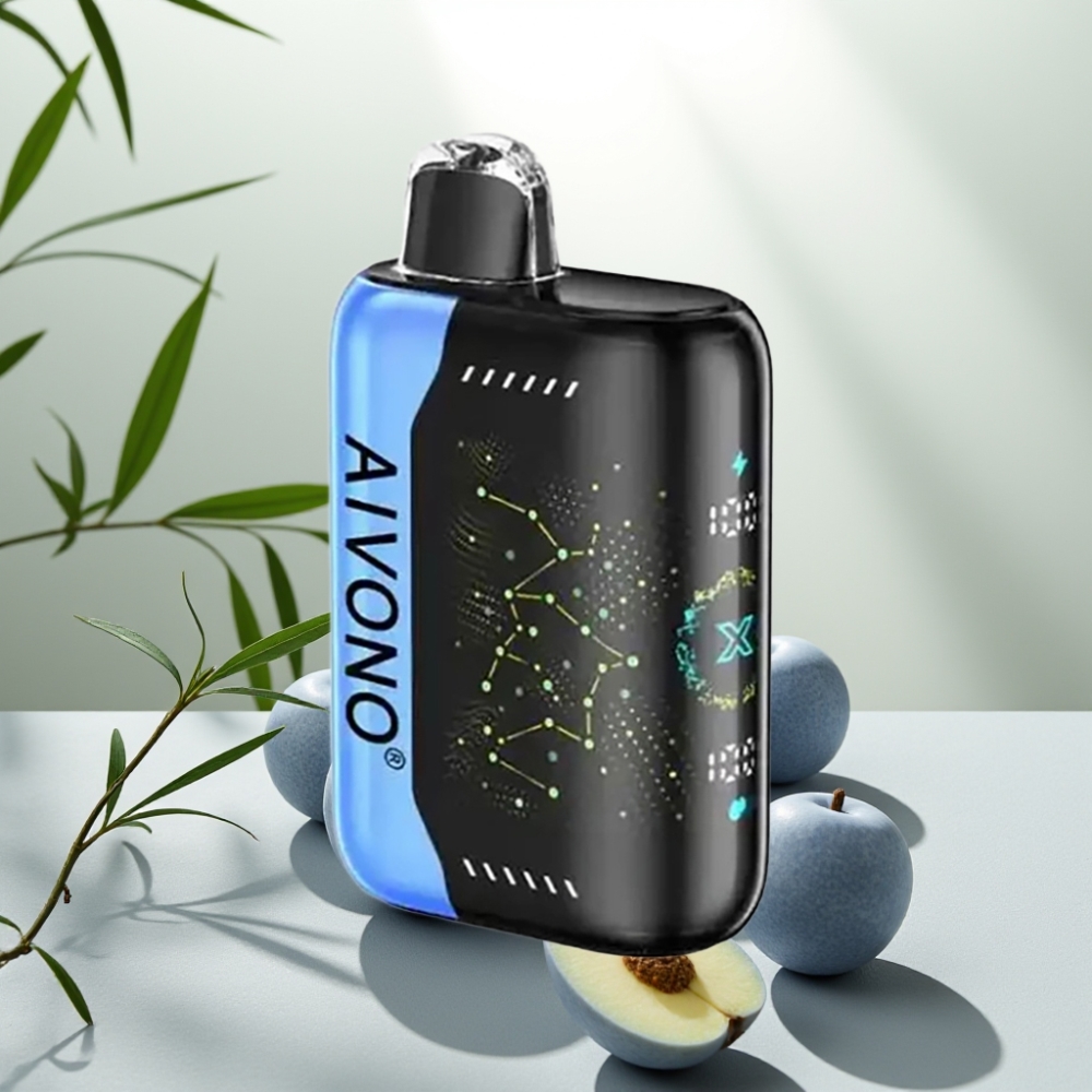Aivono AIM BOOM 25000 Pufuri Fără Nicotină/2%/3%/5%, 28ml, 650mAh, Tip-C, Albastru Rancher