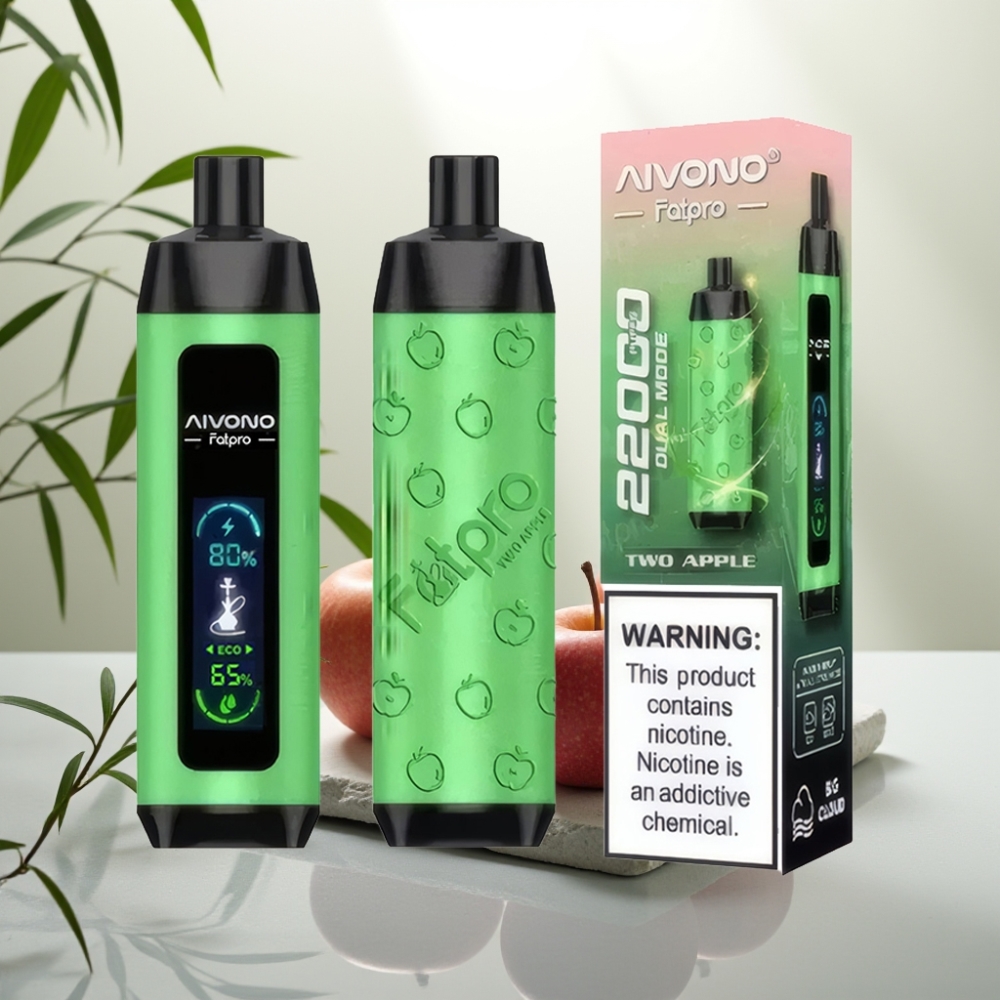 Aivono AIM FATPRO 22000 Puffs Două Mere 28ml 5% Nicotină 600mAh