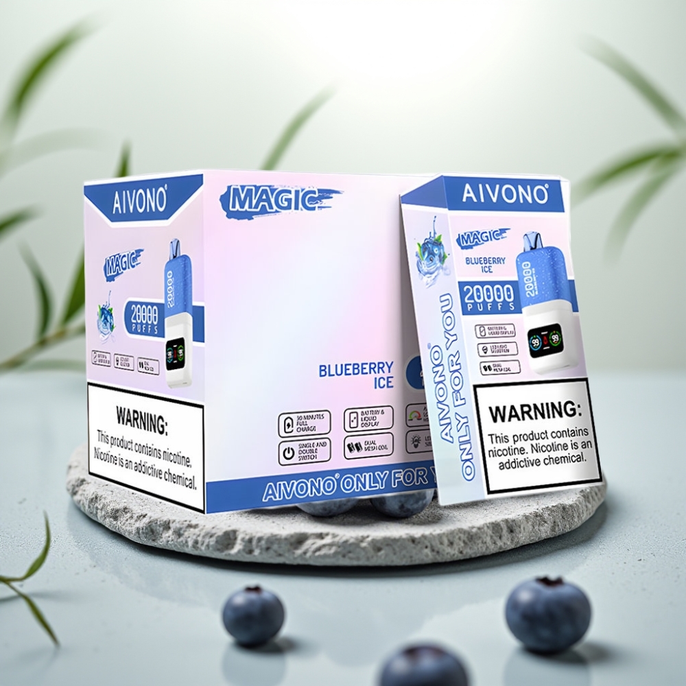 Aivono AIM MAGIC 20000 Puffs Afine înghețate, 26ml, 5% Nicotină, Reîncărcabil Type-C