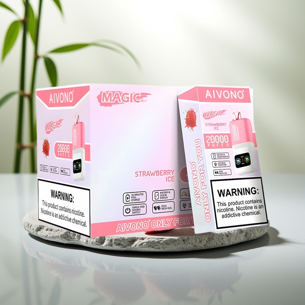 Aivono AIM MAGIC 20000 Puffs capsuni gheață 20.000 Puffs 26ml 5% Nicotine