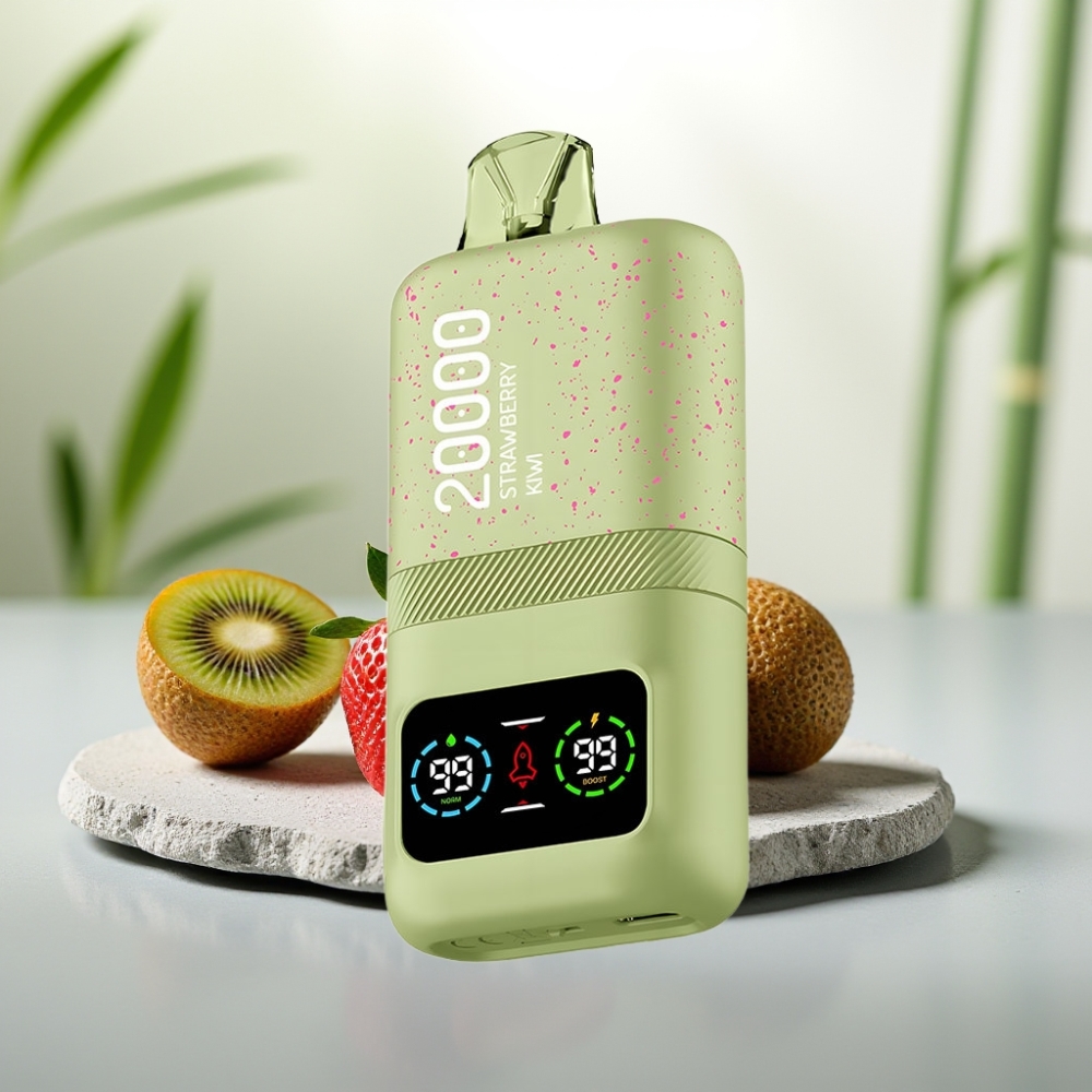Aivono AIM MAGIC 20000 Puffs capsuni kiwi, 5% Nicotine, 26ml, Dual Mesh Coils