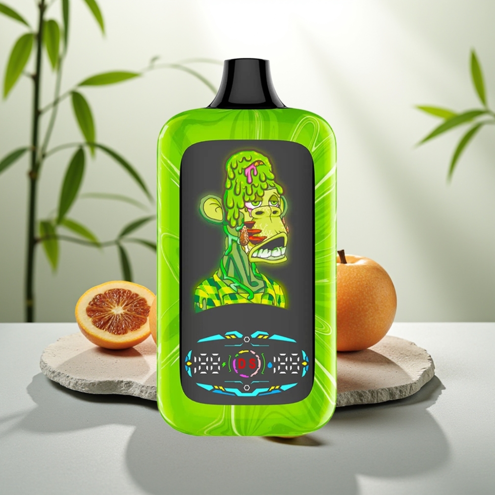 Fumot Digital Monkey Disposable Vape Explozie Tropicală de Curcubeu, 40000 Pufuri, 850 MAH, Tip-C