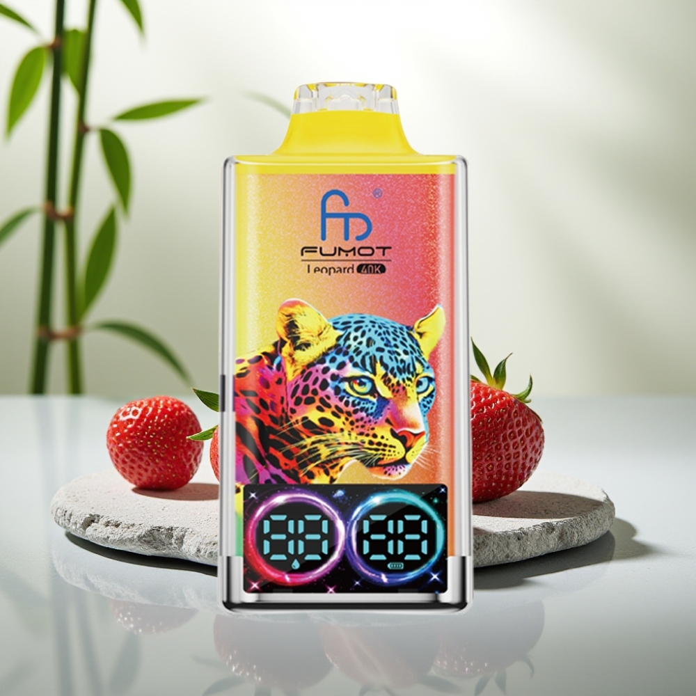 Fumot Leopard 40K Puffs Capsă Dispozabilă Capsă Dispozabilă Cu Afișaj Digital, 700mAh, 5% Nicotină, Capsă Dispozabilă Cu Afișaj Digital