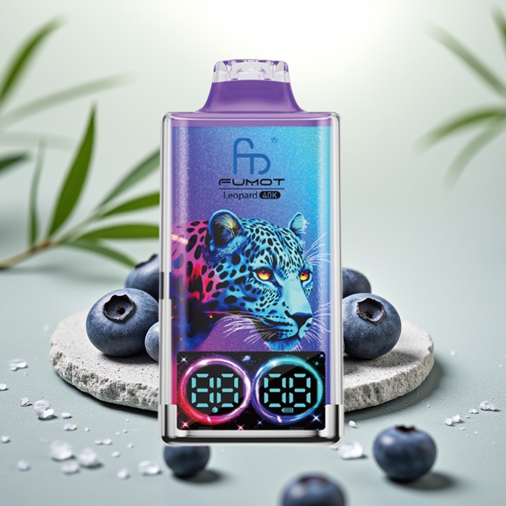 Fumot Leopard 40K Puffs Disposable Vape Afine pe Gheață 5% Nicotine 700mAh Dual Mesh