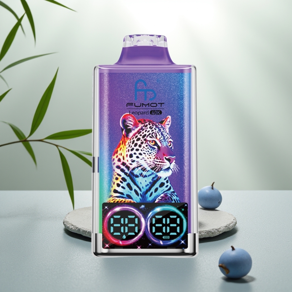 Fumot Leopard 40K Puffs Domnul Albastru, 5% Nicotină, 700mAh, Dual Mesh