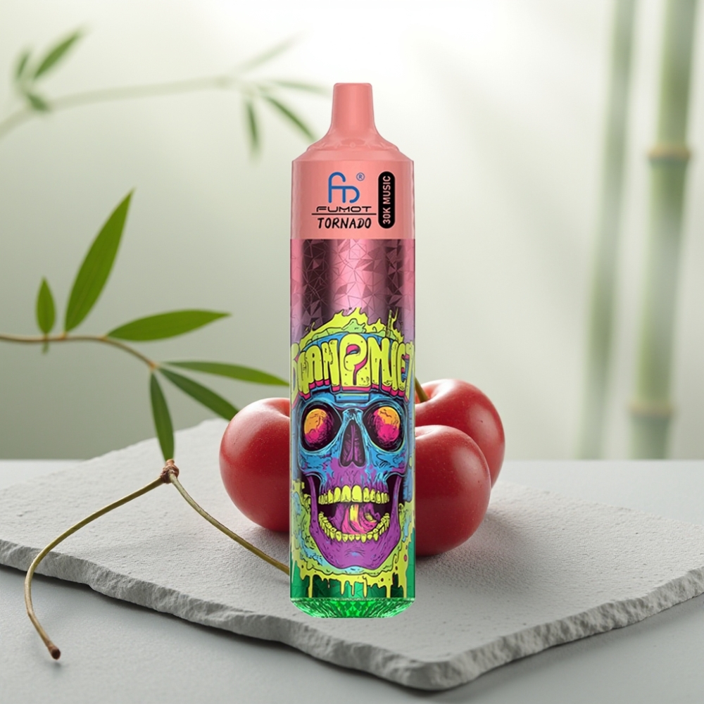 Fumot RandM Tornado 30000 - 30000 Pufuri, 30mL, 5%, Cireșe Triple