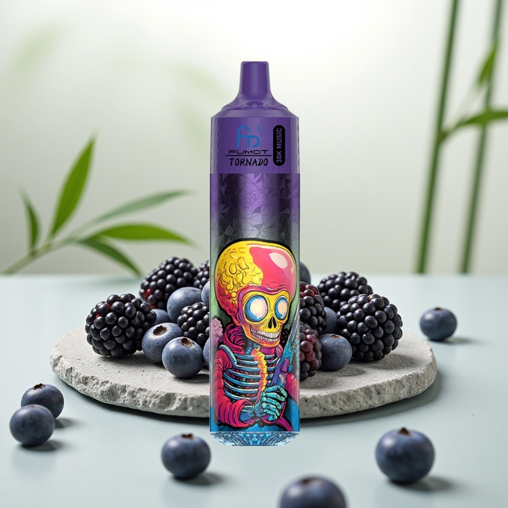 Fumot RandM Tornado 30000 Afine Zmeură 30mL 5% 600mAh LED