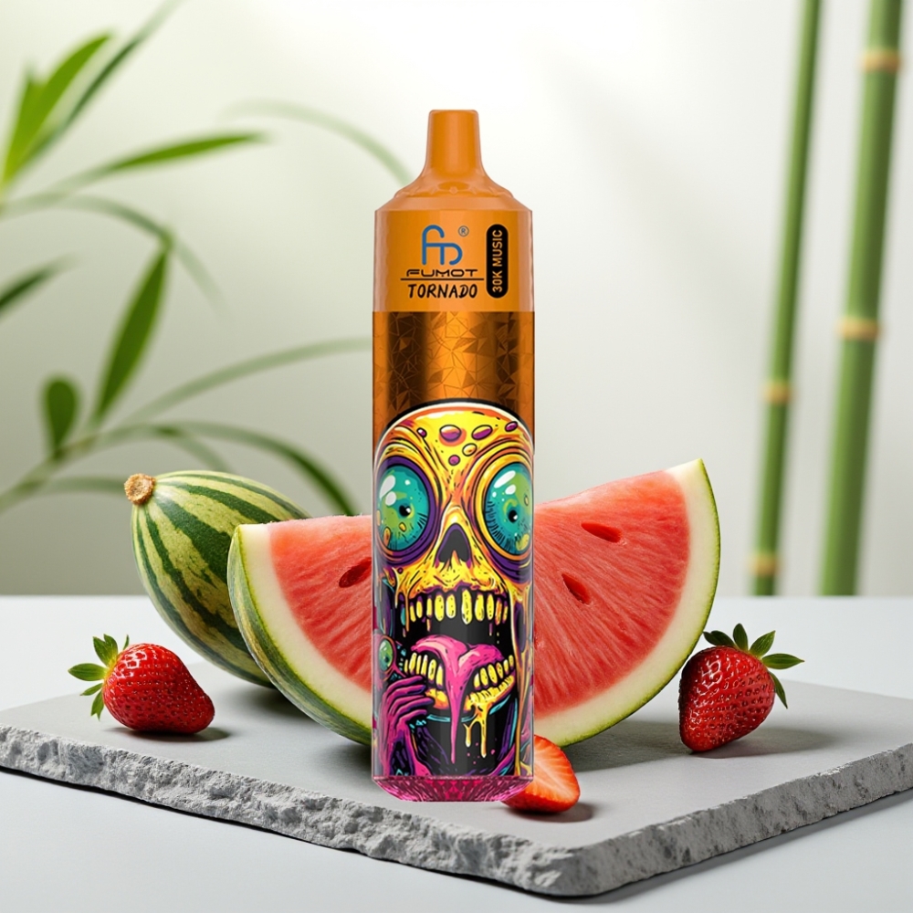Fumot RandM Tornado 30000 Căpșună Pepene Verde 30mL 5% 600mAh