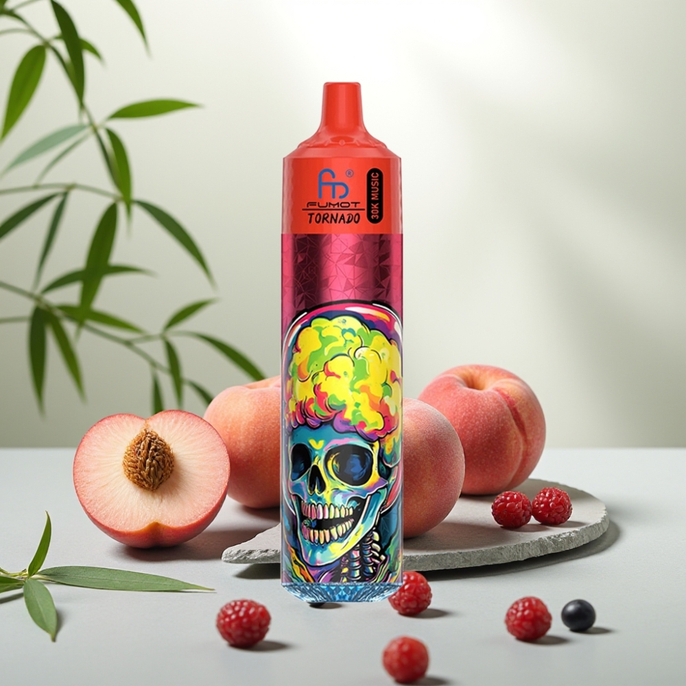 Fumot RandM Tornado 30000 Piersică și Fructe de Pădure 30mL 5% 1.0Ohm