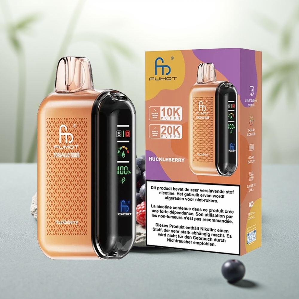 Fumot Tornado 20000 Puffs Afină, 20ml, 850mAh, 2% Nicotină