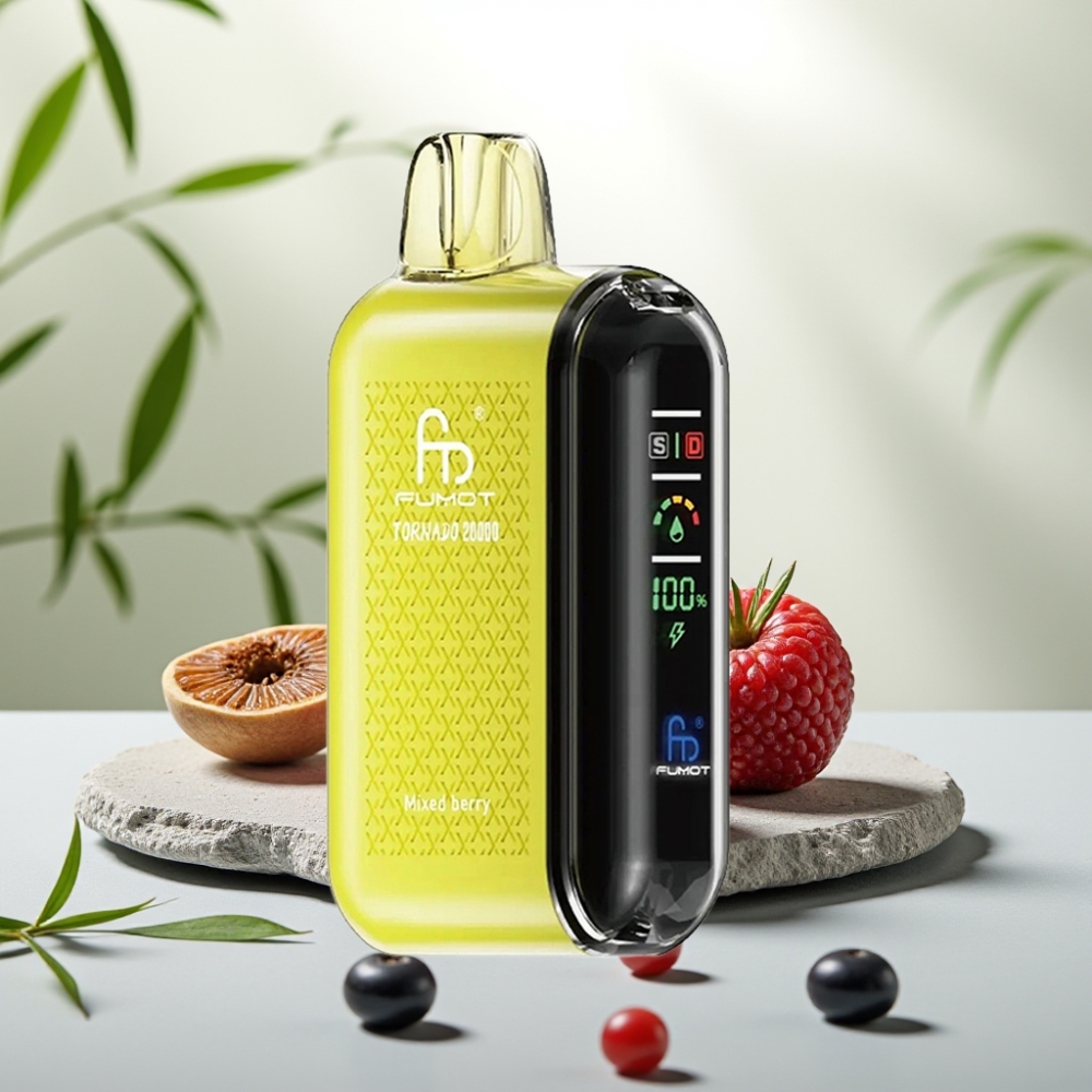 Fumot Tornado 20000 Puffs Mixed Berry 20ml 850mAh Afișaj Smart Control Aer
