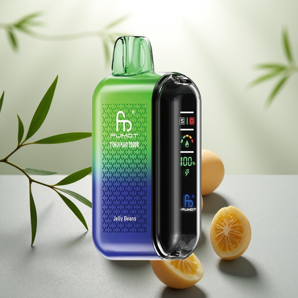 Fumot Tornado 20000 Pufuri Dulciuri Jelly Beans, 20ml, 850mAh, 2% Nicotina