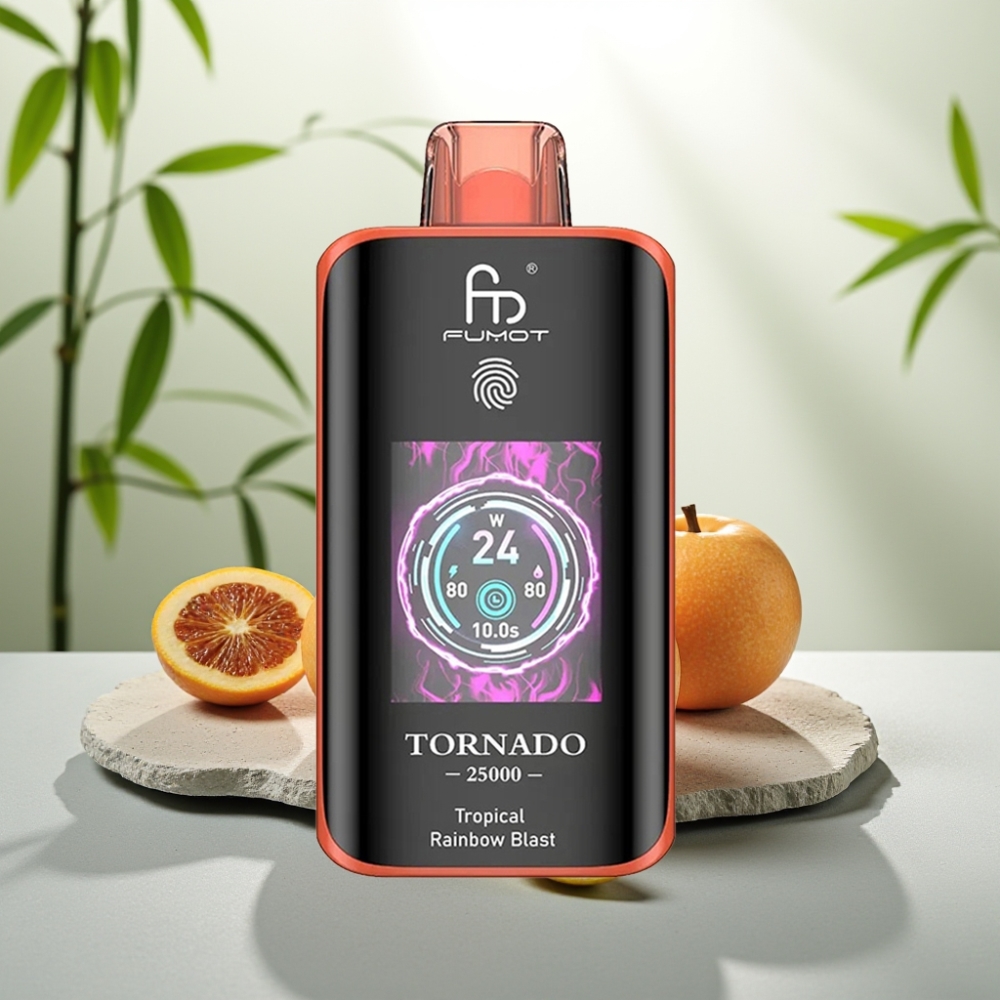 Fumot Tornado 25000 Puffs Blast Tropical Curcubeu, 20ml, 700mAh, Tip-C