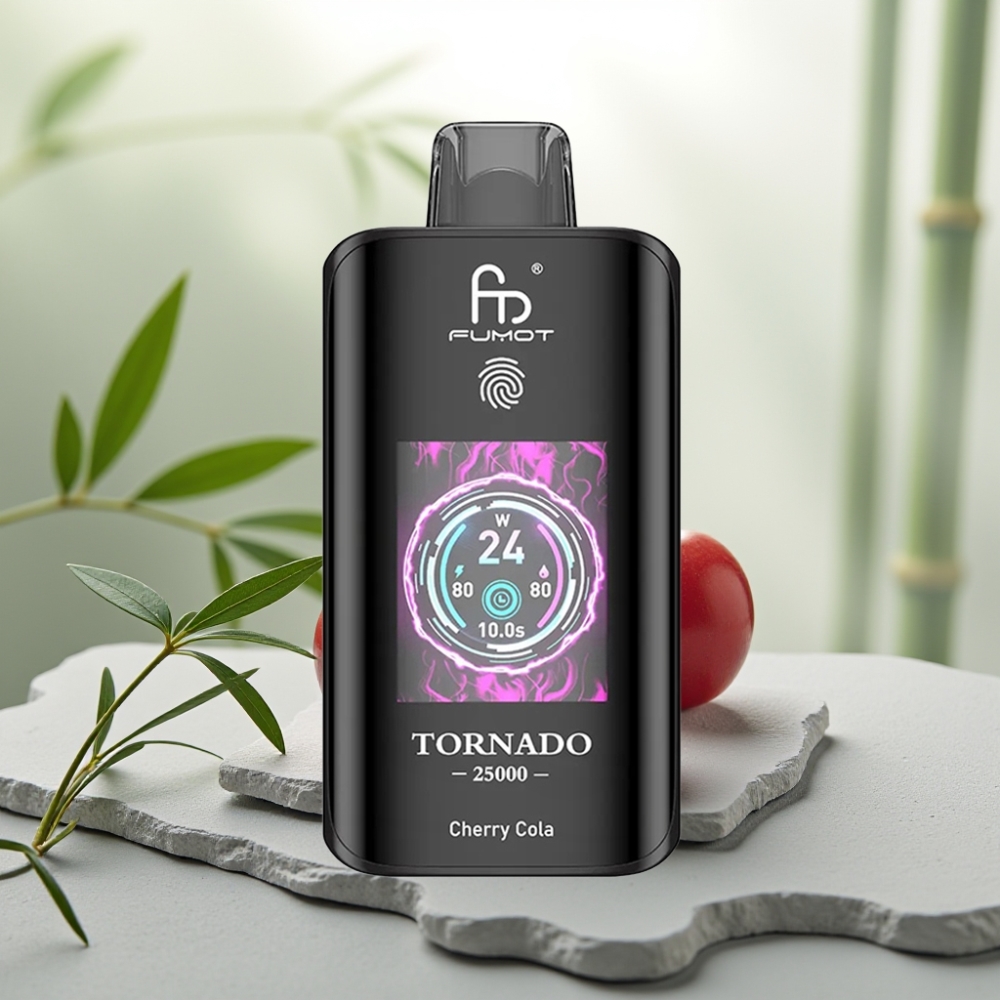 Fumot Tornado 25000 Puffs Cireșă Cola, 20ml, 700mAh, Tip-C