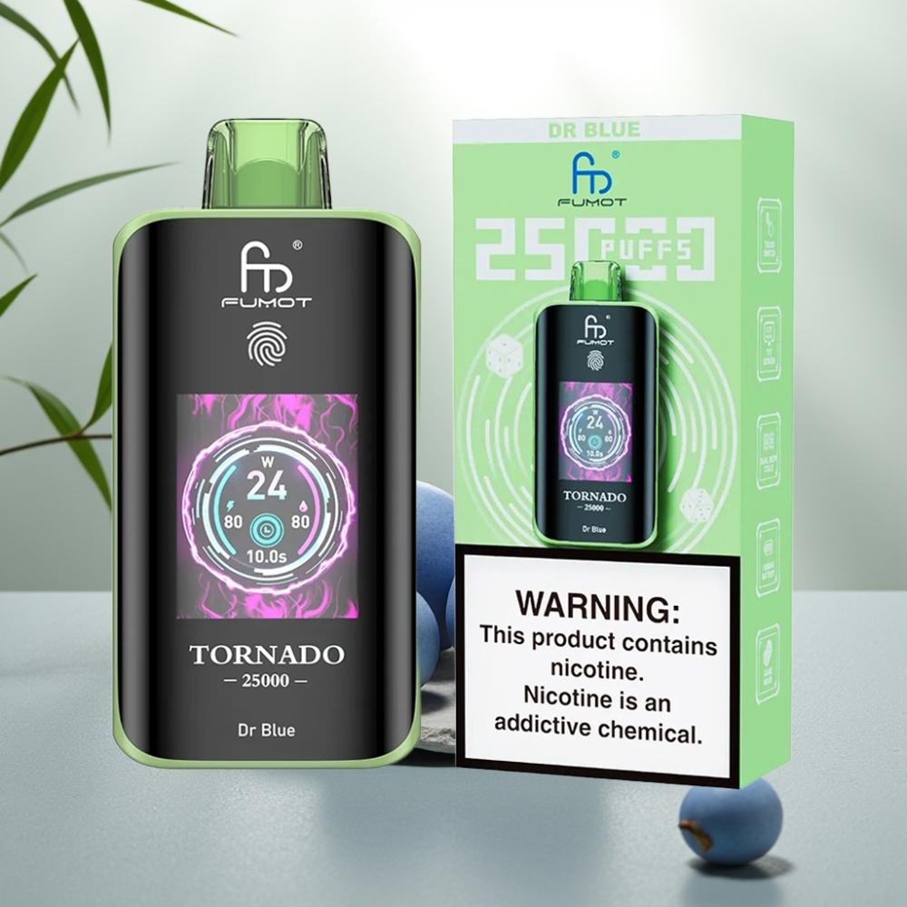 Fumot Tornado 25000 Puffs Dr Albastru, 20ml, 700mAh, Tip-C