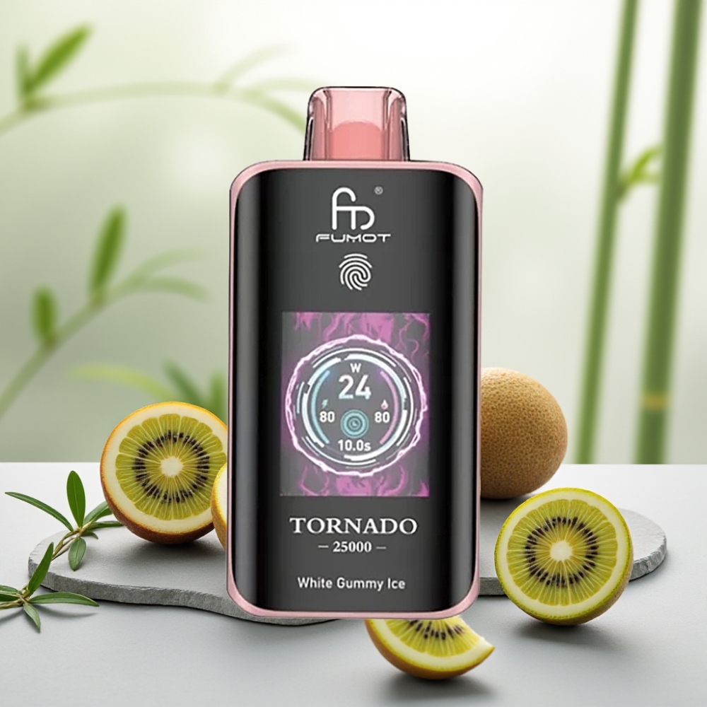 Fumot Tornado 25000 Puffs Kiwi Fructul Pasiei Guava 20ml 700mAh Tip-C