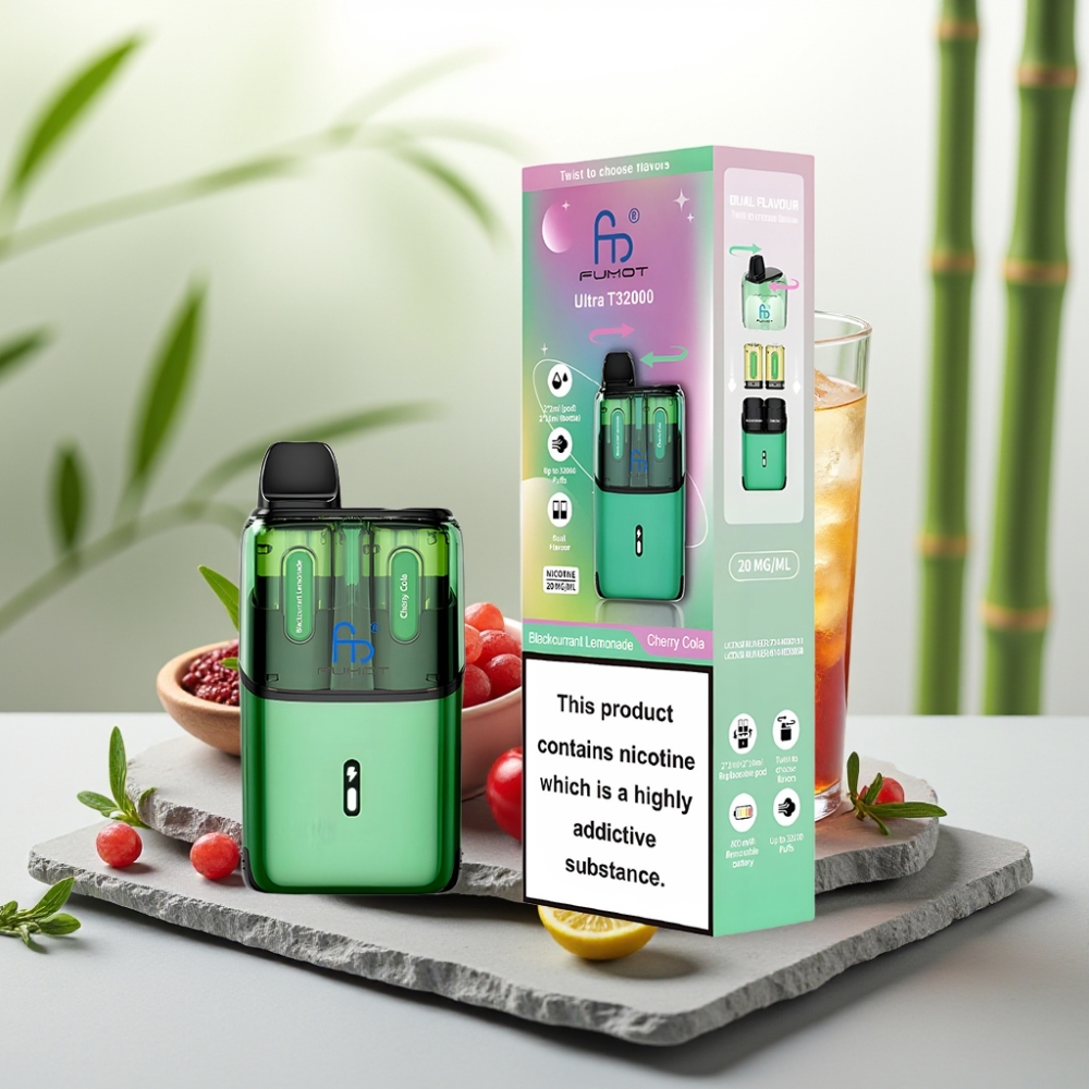 Fumot Ultra T32000 Coșmar Zmeură Limonadă - Cola Cireșă, 32000 fumuri, 24ml, 20mg
