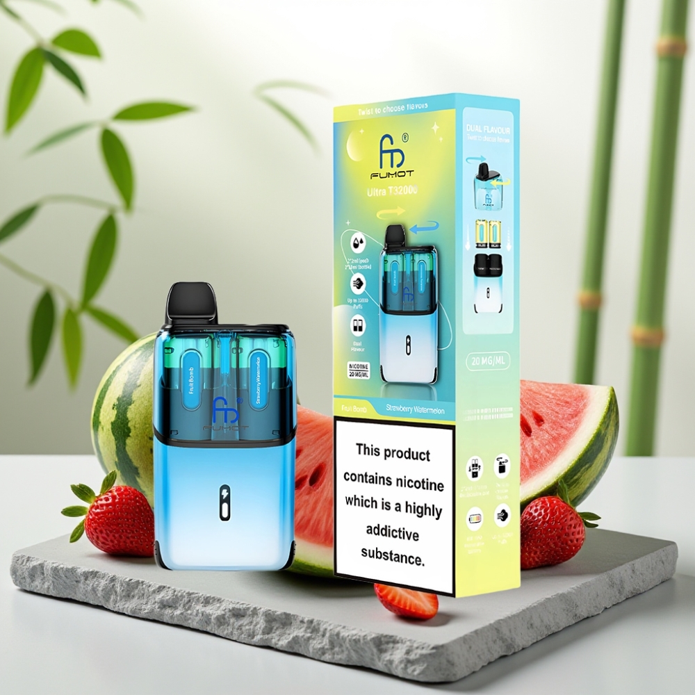Fumot Ultra T32000 Disposable Vape Bombă de Fructe - Căpșună Pepene 32000 de pufuri 24ml