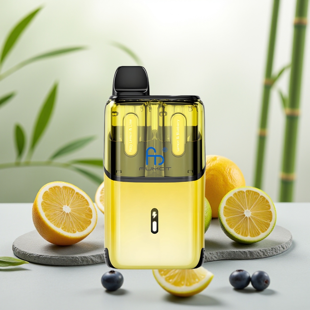 Fumot Ultra T32000 Disposable Vape Lămâie și Lime Fizzy - Lămâie și Afine, 32000 puffuri, 800mAh, 24ml