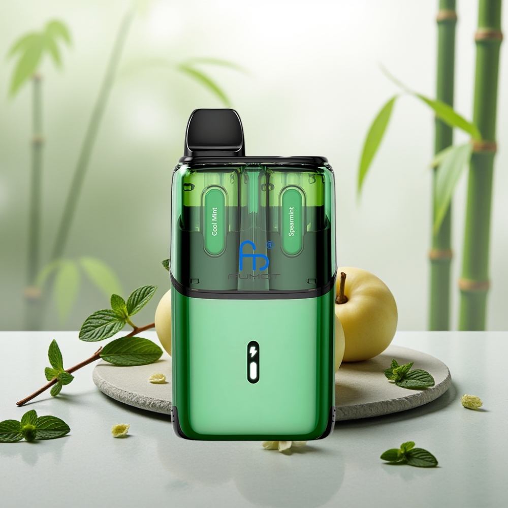 Fumot Ultra T32000 Disposable Vape Mentă Răcoritoare - Spearmint, 32000 Pufuri, 800mAh, 24ml