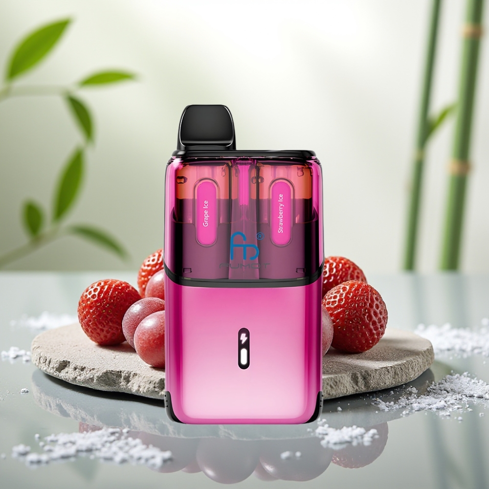Fumot Ultra T32000 Disposable Vape Struguri Înghețați - Căpșuni Înghețate, 32000 pufuri, 800mAh, 24ml