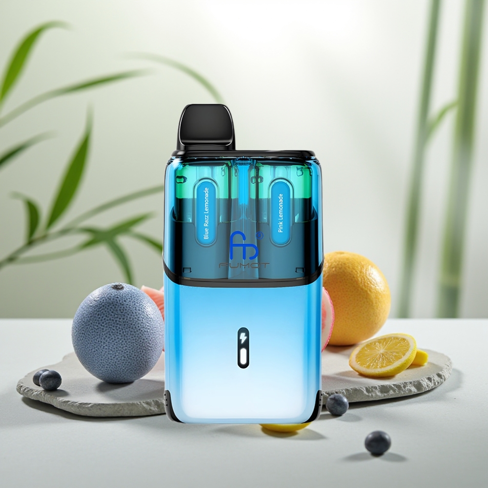 Fumot Ultra T32000 Disposable Vape Zmeură Limonadă Albastră - Limonadă Roz 32000 de pufuri 24ml 20mg