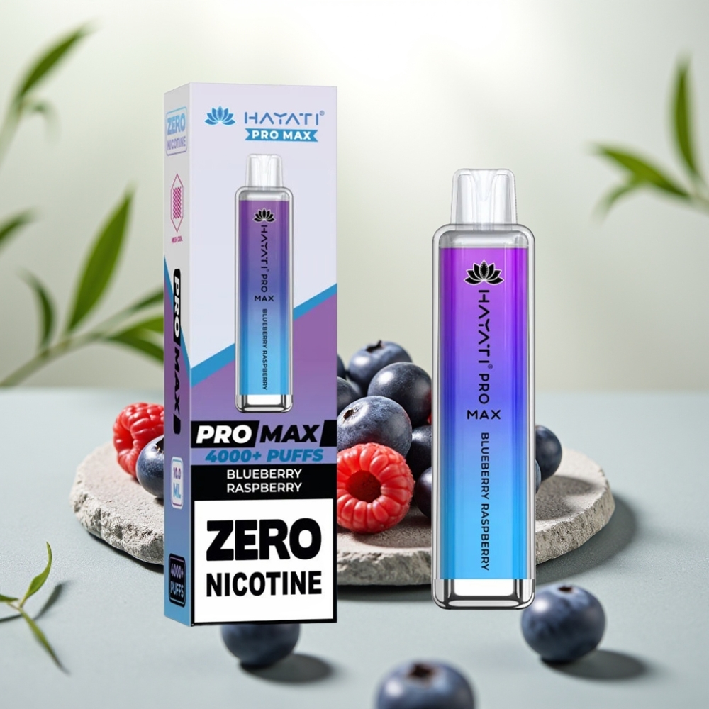 Hayati Pro Max Afine Zmeură 4000 Puffs 2ml 1400mAh Dual Mesh