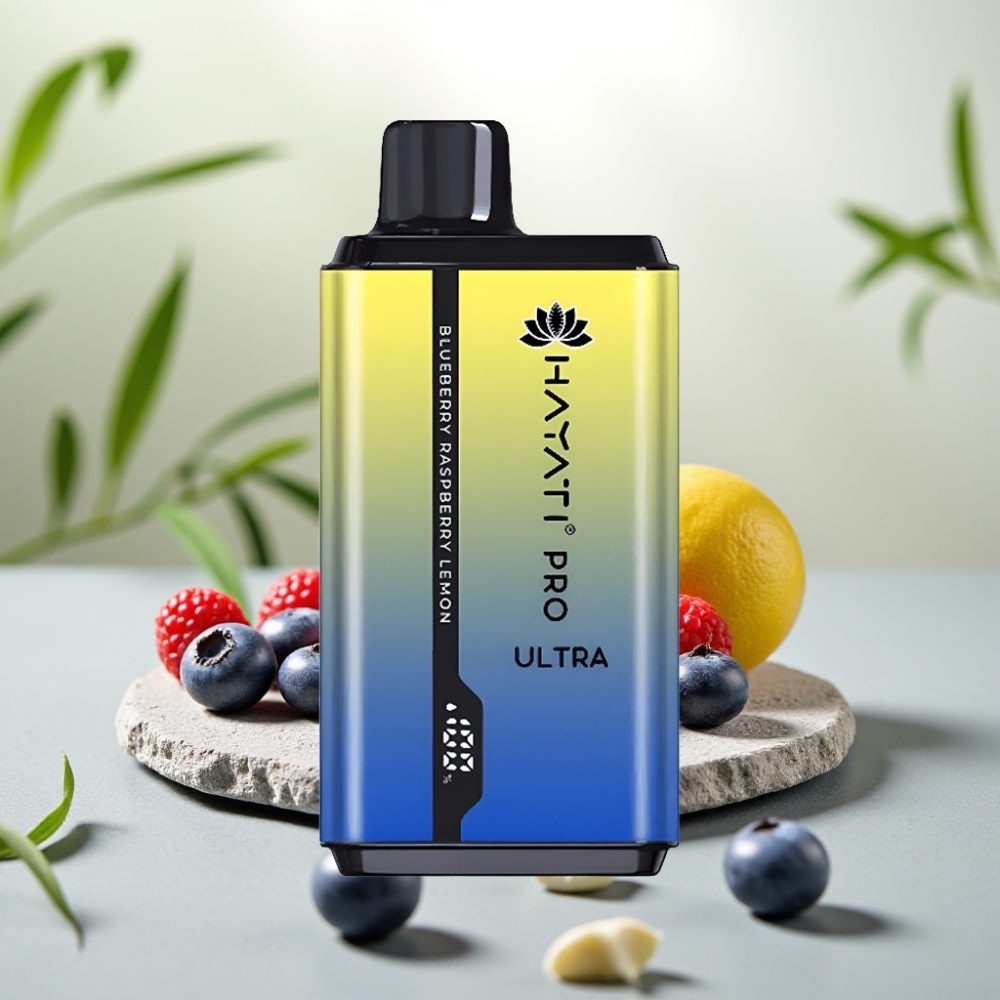 Hayati Pro Ultra 15000 Puffs Afine Zmeură Lămâie 15000+ Pufuri 2×12ml 2%