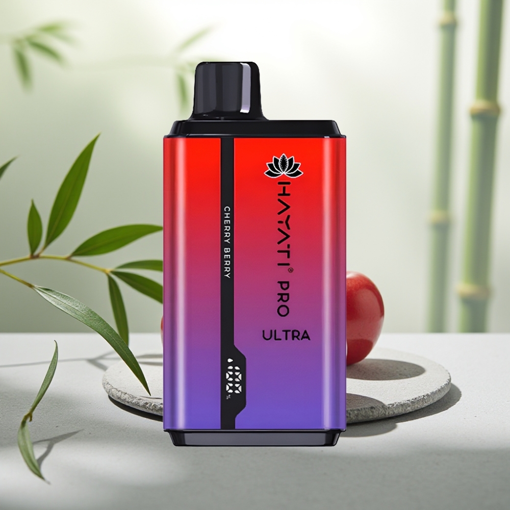 Hayati Pro Ultra 15000 Puffs Cireșă Coacăză 2×12ml 2% 850mAh