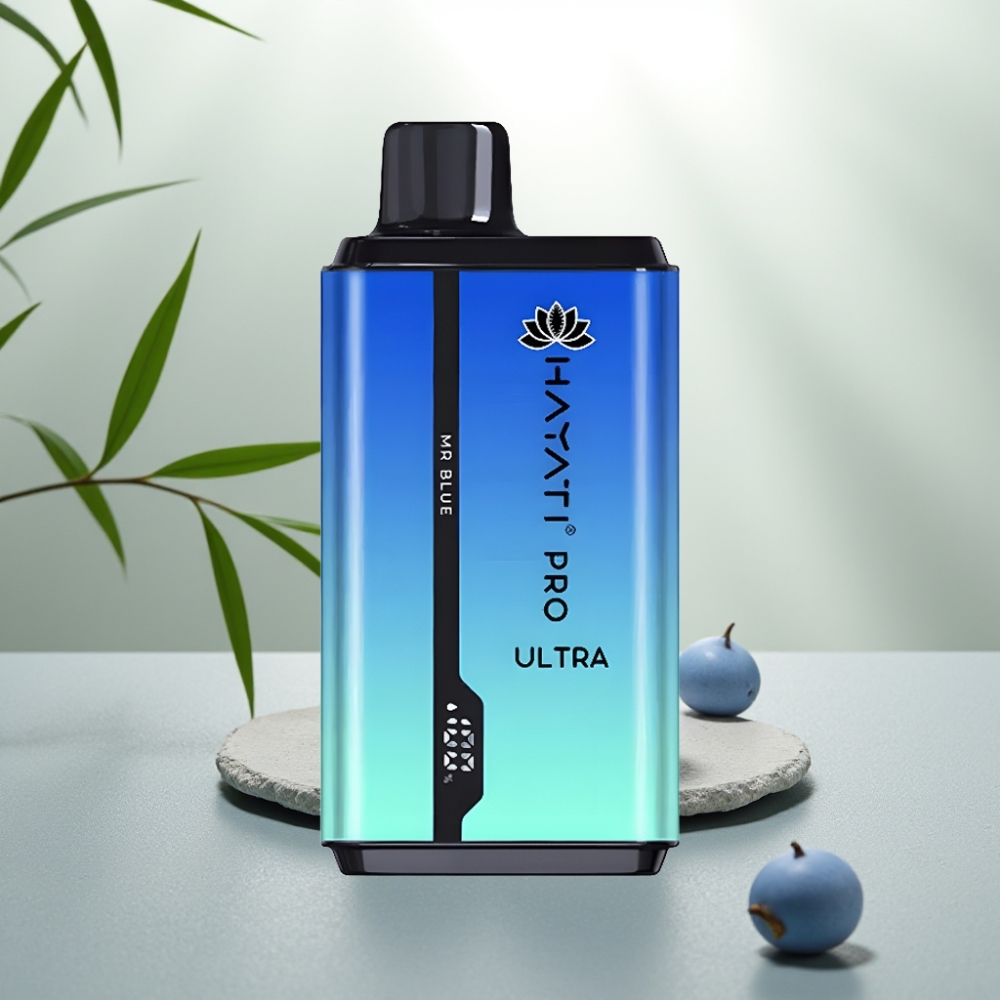 Hayati Pro Ultra 15000 Puffs Domnul Albastru 15000+ Puffs 2×12ml 2%