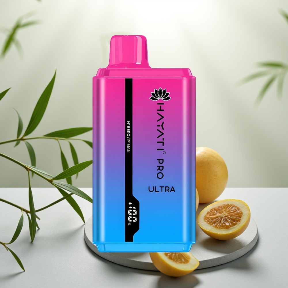 Hayati Pro Ultra 15000 Puffs H' Berg P' Măr 2×12ml 2% 49 Arome