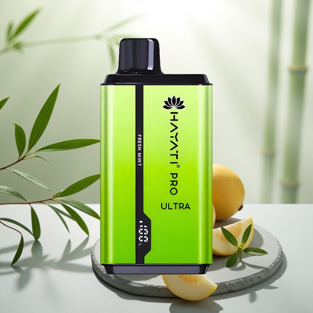 Hayati Pro Ultra 15000 Puffs Mentă Proaspătă 2×12ml 2% 49 Arome