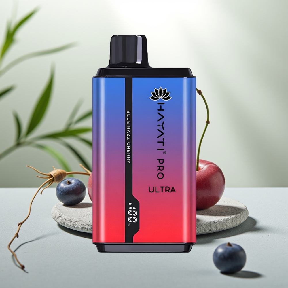 Hayati Pro Ultra Afine Albastre și Cireșe 15000 Pufuri 850mAh 2×12ml 2%
