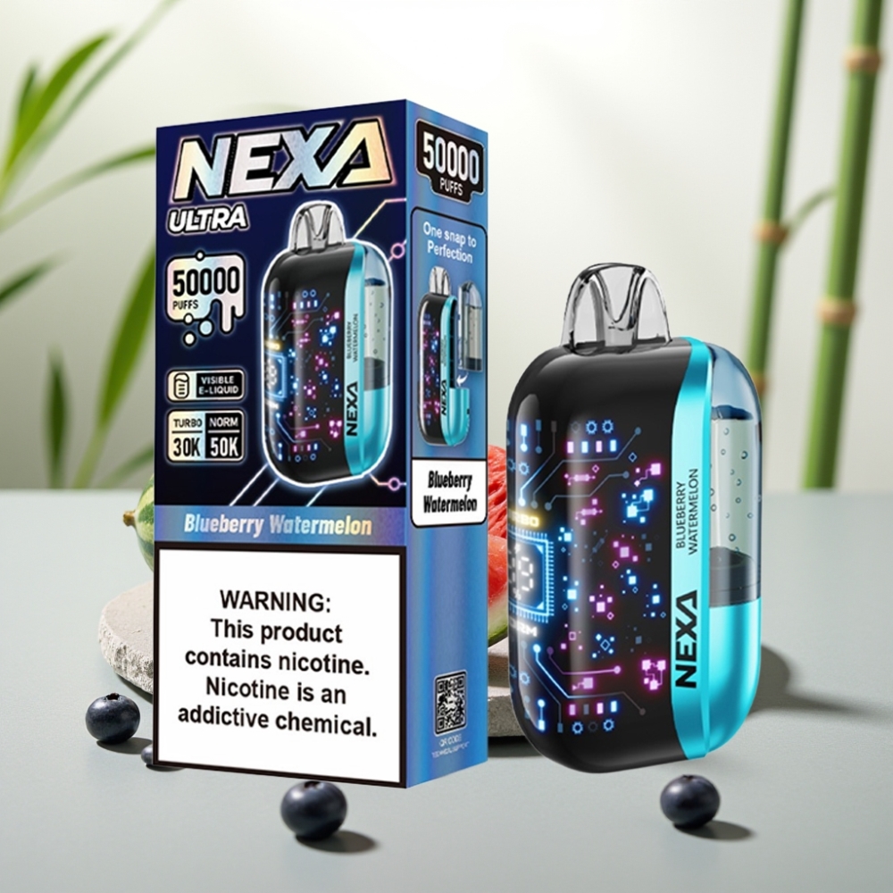 NEXA Ultra 50K Disposable Vape Afine Coacăz Friptură 20ml 800mAh 5% 0.9ohm